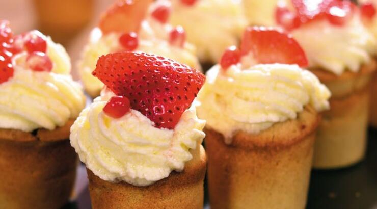 Cupcakes εσπρέσο με γλάσο