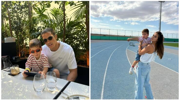 Μαρία Κορτζιά - Πιέρος Σωτηρίου: Οικογενειακή «απόδραση» στη Λευκωσία [εικόνες]