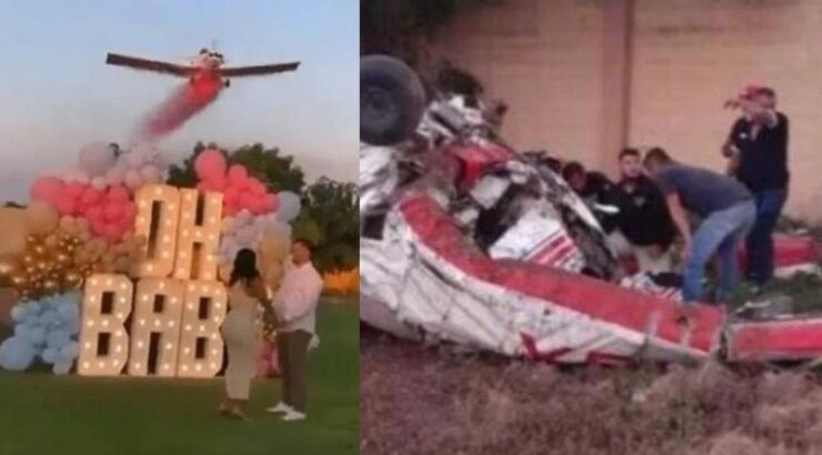 Tραγωδία σε gender reveal: Αεροπλάνο που θα αποκάλυπτε το φύλο του μωρού συνετρίβη μπροστά σε όλους