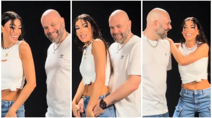 Αδάμου - Κουινέλης: Τους αποθεώνει ο κόσμος στο tiktok σε κοινό τους βίντεο - "Την κοιτάζει και λιώνει"