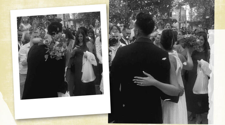 Κύπρια ηθοποιός ανέβηκε τα σκαλιά της εκκλησίας με τον αγαπημένο της [εικόνες & βίντεο]