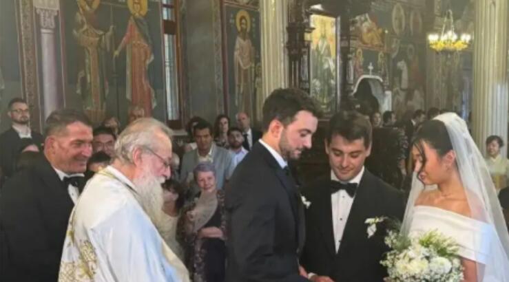 Πύρρος Δήμας: Συγκινημένος στον γάμο του γιου του, Βίκτωρ [εικόνες]