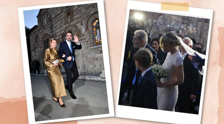 Η άφιξη Νικόλαου και Χρυσής στην εκκλησία – Συνοδευόμενη από τον γιο της [εικόνες]