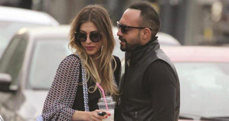 Bασίλης Σταθοκωστόπουλος: Καυτά φιλιά με τη νέα του σύντροφο μπροστά στον φακό