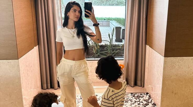 Άντρεα Κυριάκου: Το συγκινητικό βίντεο μεταξύ των δύο της παιδιών 