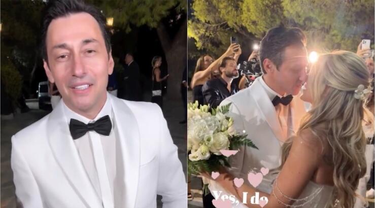 Πάνος Καλλίδης - Λεάννα Μάρκογλου: Μόλις παντρεύτηκαν [βίντεο]