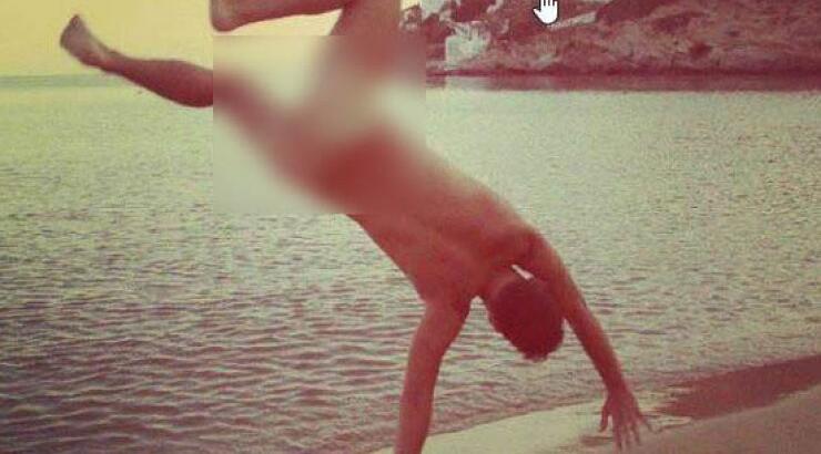 Γνωστος Κύπριος ολόγυμνος στην παραλία επειδή του το ζήτησε ο Άγιος Φανούριος!