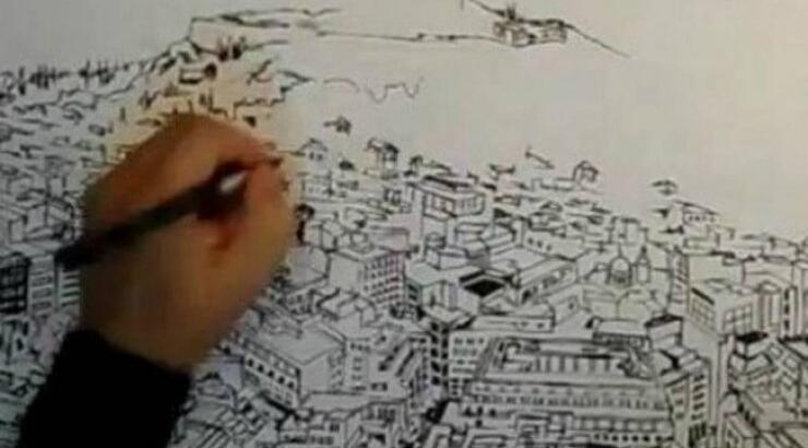Ζωγραφίζοντας την Αθήνα σε 2 λεπτά!