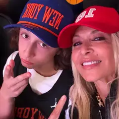 Άννα Βίσση: Στις κερκίδες του NBA με τον εγγονό της και διάσημους stars