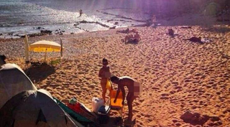 Έλληνας ηθοποιός έκανε μπάνιο σε παραλία γυμνιστών!