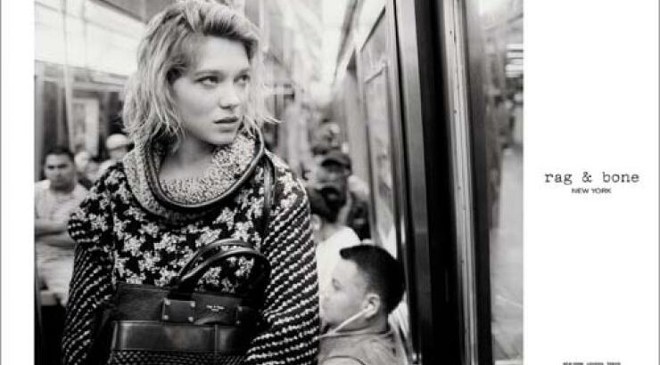 Η Λέα Σεϊντού ποζάρει για τον οίκο Rag & Bone 