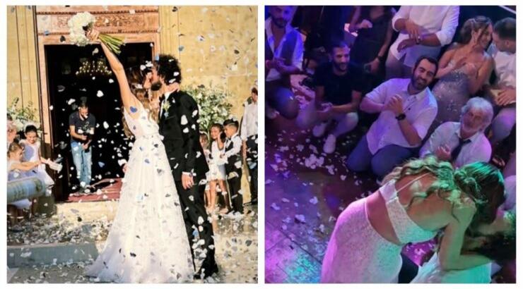 Άγγελος Αυγουστή: Το ζεϊμπέκικο που του χάρισε η σύζυγός του στο γαμήλιο πάρτι [βίντεο]