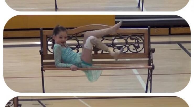 Το κοριτσάκι που συγκινεί με το χορό της! [βίντεο]