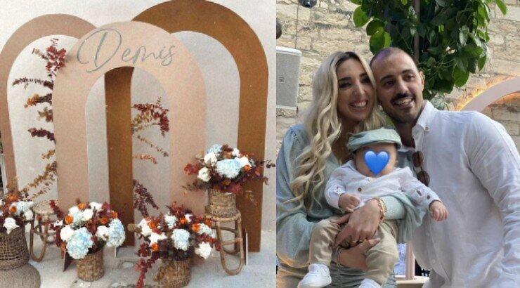 Ανδρεάνα Φραγκούδη – Πάνος Δημητριάδης: Το φωτογραφικό άλμπουμ της βάφτισης του γιου τους [εικόνες]