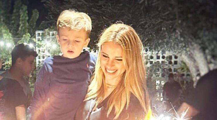 Χριστιάνα Αριστοτέλους: Η γλυκιά αντίδραση του γιου της Ανδρέα όταν του ευχήθηκε για τη γιορτή του [βίντεο]