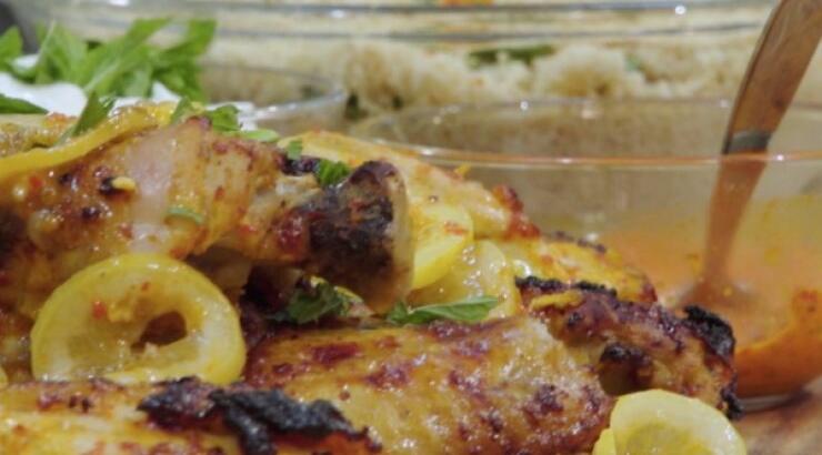 Κοτόπουλο με χαρίσα