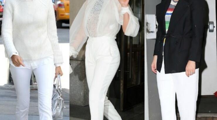 7+1 κανόνες του άσπρου παντελονιού