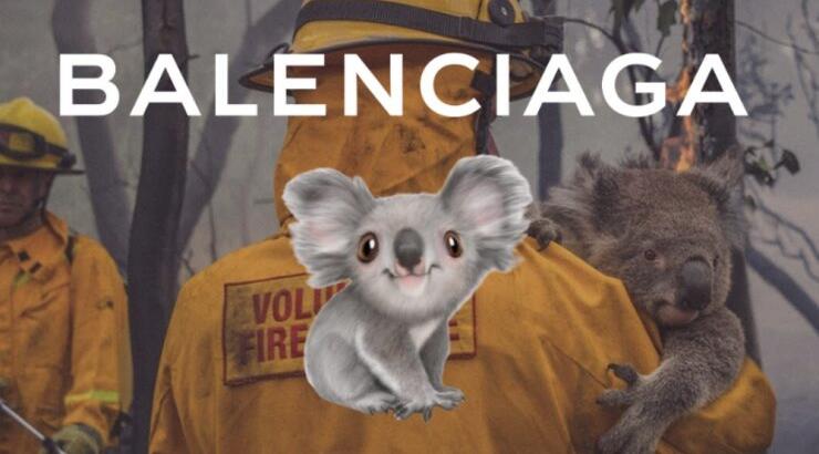 Ο οίκος Balenciaga σχεδιάσε δυο fashion items για να στηρίξει την Αυστραλία 