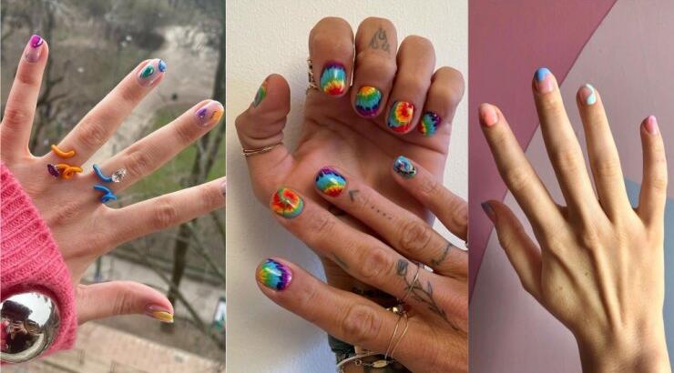 10 αγαπημένα nail arts για να κάνεις κι εσύ το rainbow μανικιούρ