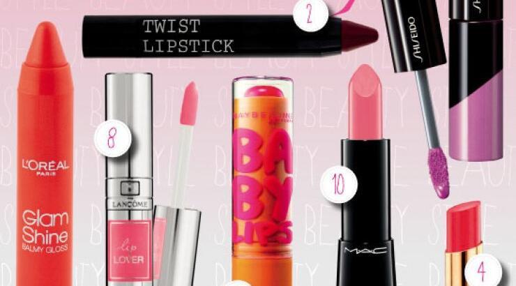 Χρώμα στα χείλη: 10 γκλος και κραγιόν που πρέπει να αποκτήσετε!
