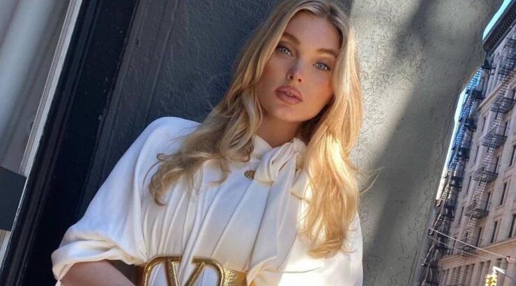 Messy space buns: Το girly look της Elsa Hosk στην εγκυμοσύνη