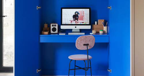 Όταν το γραφείο στο σπίτι βρίσκεται κρυμμένο σε μια ντουλάπα