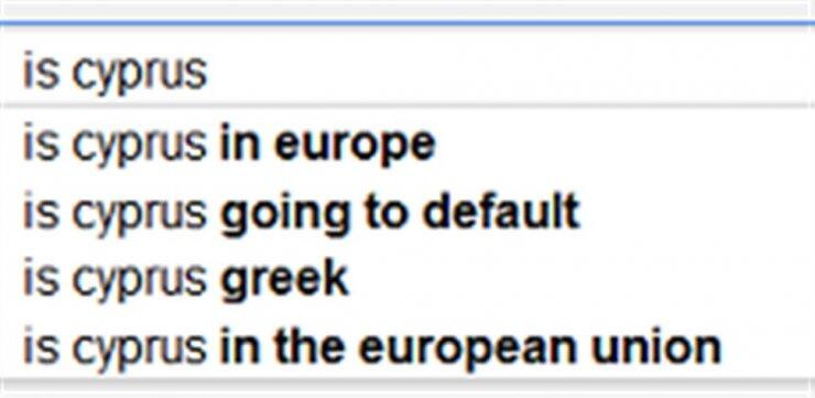 Απαράδεκτο: Ψάχνουν στο Google αν... η Κύπρος είναι χώρα!