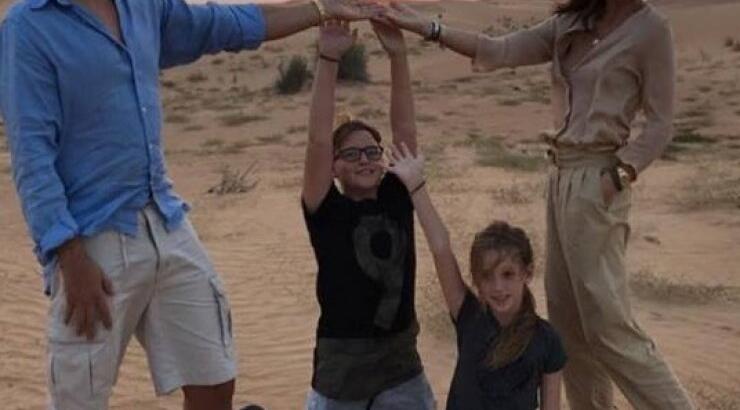 Ramona Filip – Χριστόφορος Τορναρίτης: Με τα παιδιά τους στο Dubai!