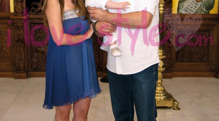 Αλεξία Καρακάννα - Νίκος Χριστοδούλου: Το άλµπουµ της βάπτισης του γιου τους