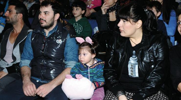 Μαργαρίτα Δρούτσα: Με το σύζυγο και την κόρη της στη Λευκωσία