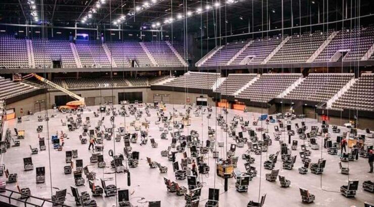 Eurovision 2021: Ξεκίνησε η κατασκευή της σκηνής στο Ahoy Arena! [εικόνες & βίντεο]