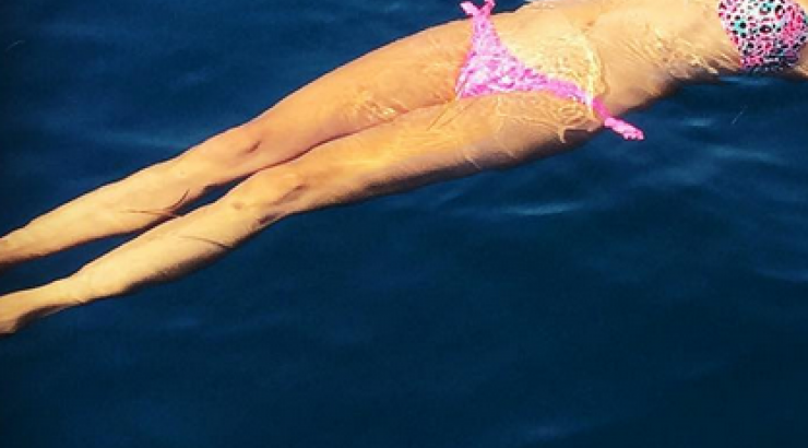 Στιγμές χαλάρωσης για την εγκυμονούσα Κύπρια!