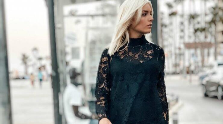 Το μικρό μαύρο φόρεμα της Άντρης Καραντώνη κοστίζει μόλις 19.99 ευρώ