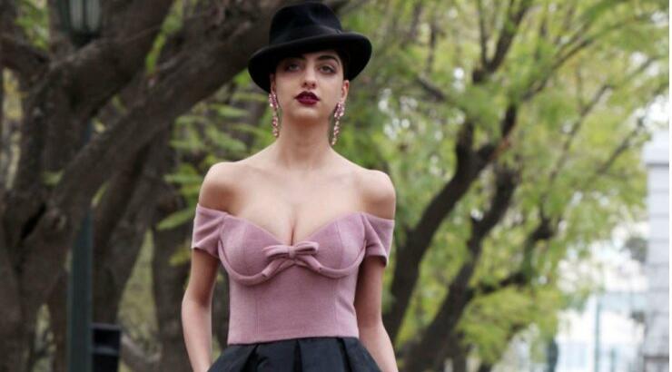 Η νικήτρια του GNTM περπάτησε στην πασαρέλα για τον σχεδιαστή, Βασίλη Ζούλια