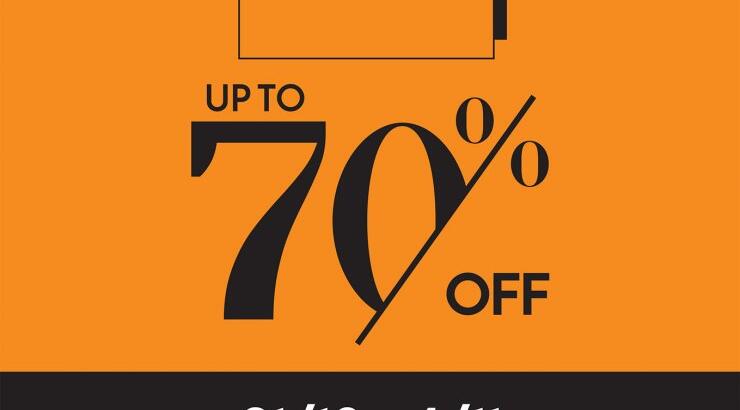 Pop up bazaar με έκπτωση μέχρι και 70%