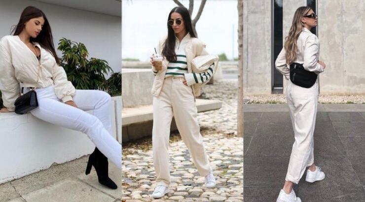 3 looks με λευκό τζιν ιδανικά για την άνοιξη