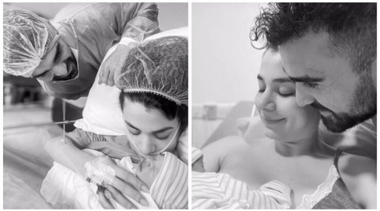 Βαλεντίνος Σιέλης – Φλωρεντία Σαββίδου: Η γλυκιά εικόνα της νεογέννητης κόρης τους στο σπίτι 