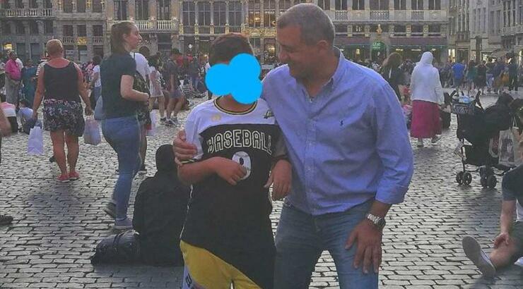 Λουκάς Φουρλάς: Συγκινημένος στις Βρυξέλλες με τον γιο του, Ιάσονα! [εικόνα]