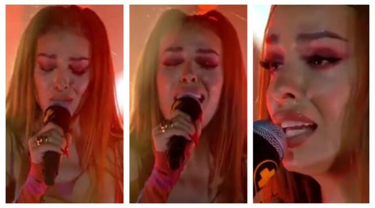 Ελένη Φουρέιρα: Ξέσπασε σε δάκρυα συγκινημένη στην πρώτη της συναυλία για τον Mad Clip [βίντεο]