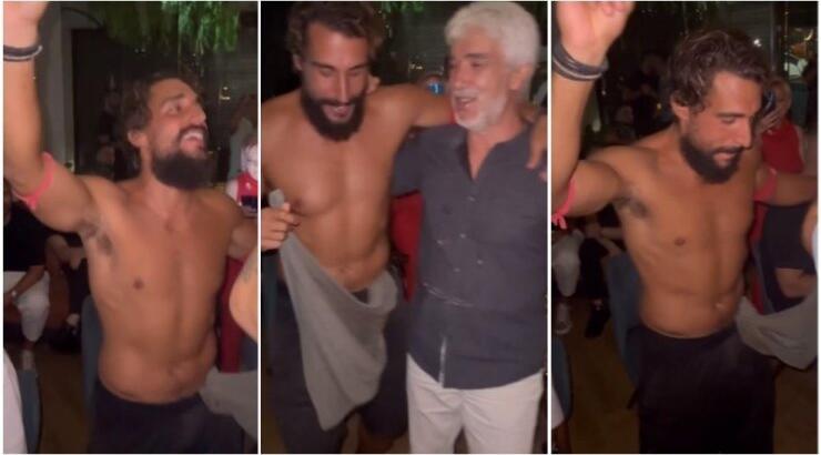 Ο Σάκης Κατσούλης έβγαλε το μπλουζάκι του και χόρεψε "Τα Ριάλια" σε νυχτερινό μαγαζί [βίντεο]