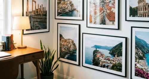Η τέλεια ιδέα για μια γκαλερί με ταξιδιωτικές φωτογραφίες στο σπίτι