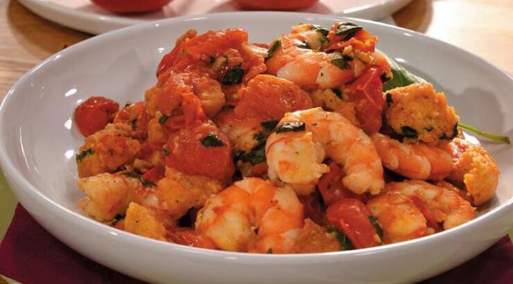 Γαρίδες σαγανάκι