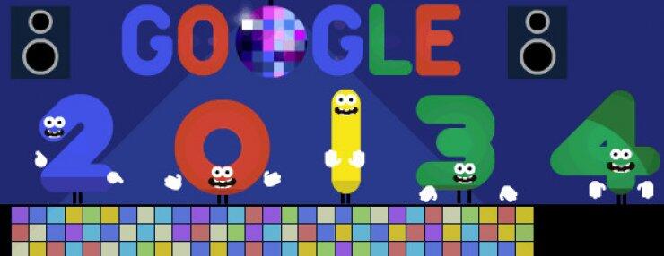 Η Google αποχαιρετά το 2013 με ένα εορταστικό doodle βγαλμένο από τα ’80s