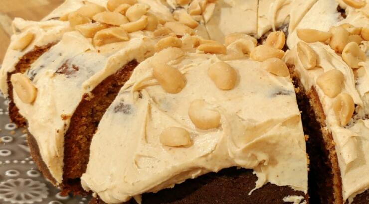 Κέικ με φυστικοβούτυρο