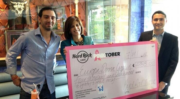 Η συνεργασία του Europa Donna Κύπρου με το Hard Rock Café