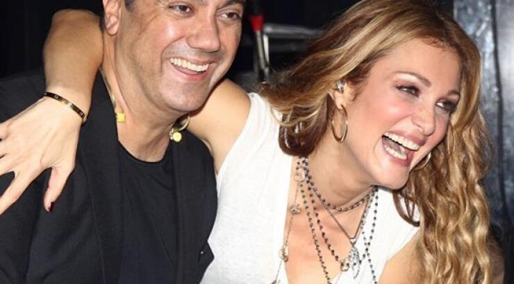 H Νατάσα Θεοδωρίδου με τον Γιώργο Θεοφάνους στο Red