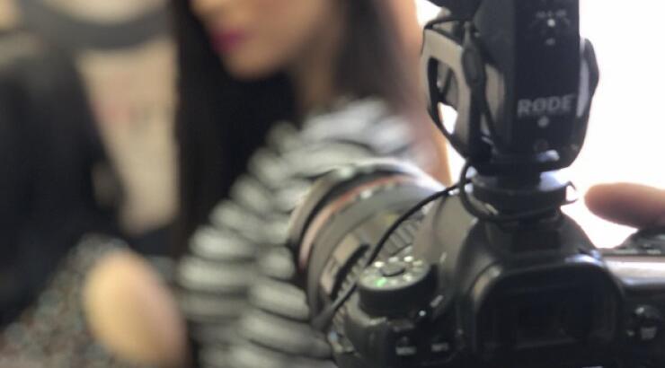 Στα γυρίσματα για την εκπομπή "Success Story"