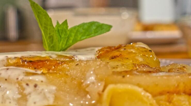 Ανάποδη μηλόπιτα