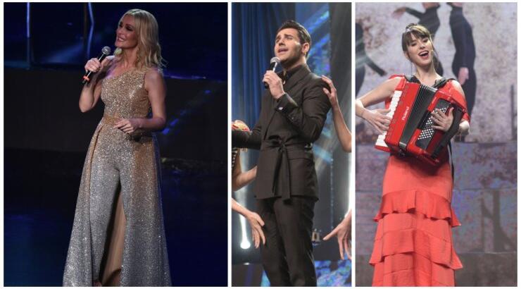 Νατάσα Θεοδωρίδου - Πέτρος Ιακωβίδης - Μιρέλα Πάχου: Έλαμψαν στη σκηνή των "Madame Figaro Γυναίκες της Χρονιάς 2018"