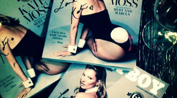 Tο εξώφυλλο της Kate Moss για τα 60 χρόνια Playboy!
